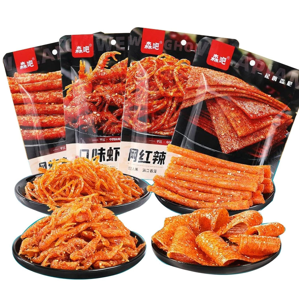 Noble Createaprototype spicy strip packaging for easy on-the-go snacking