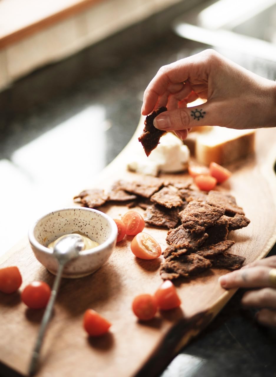 Noble Jerky 3-pack display emphasizes value and convenience