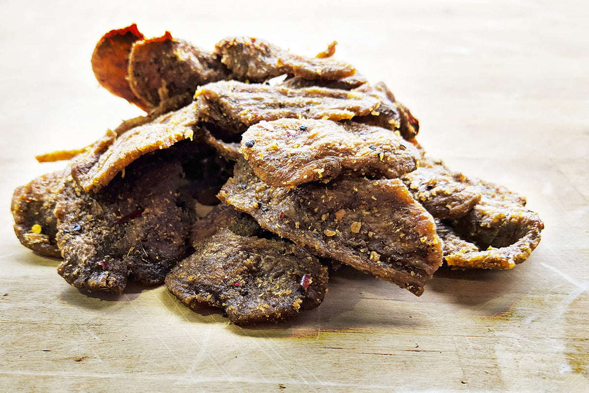 Noble Jerky no preservatives for a natural plant snack