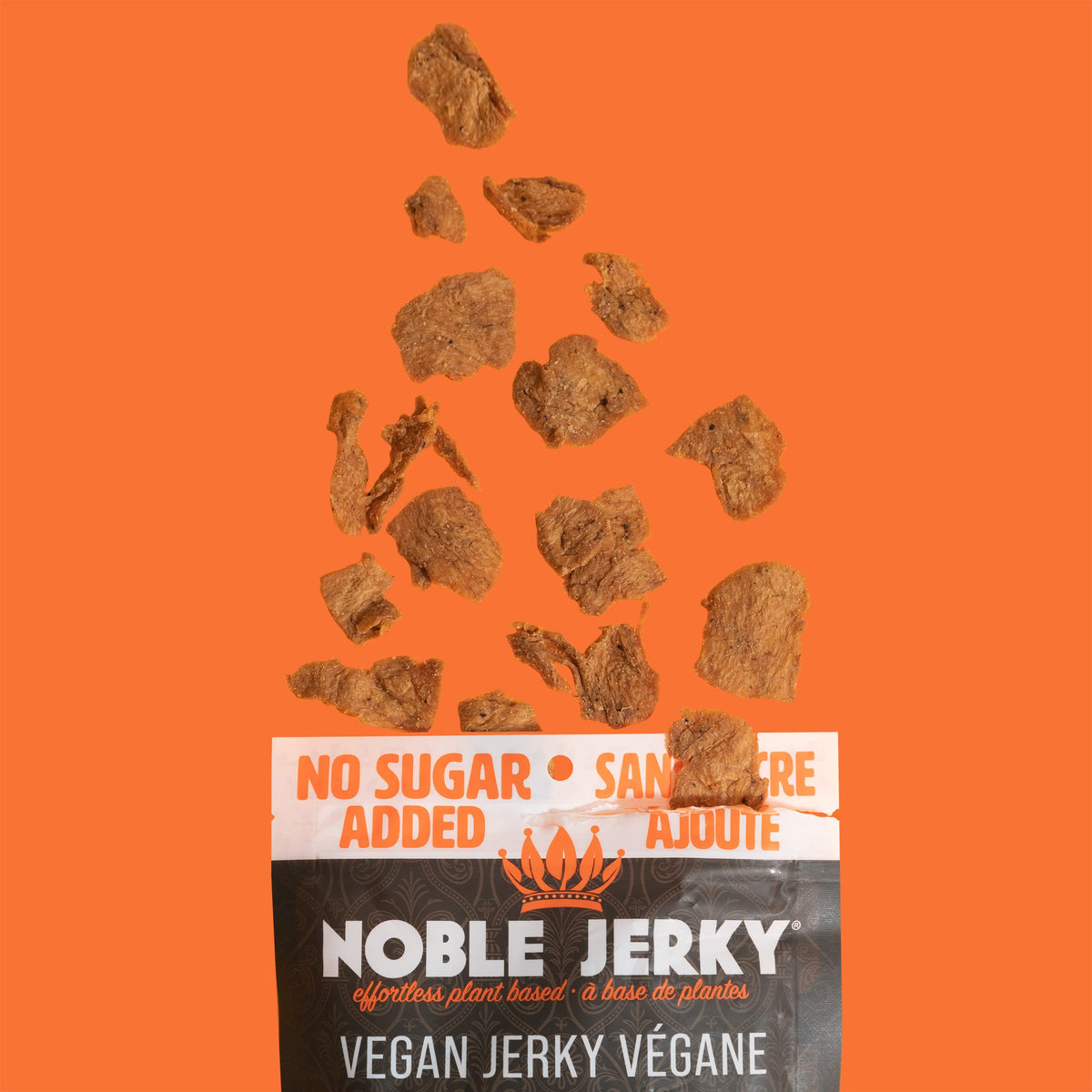 Noble Jerky on-the-go snack ideal for work, gym, or travel
