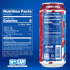 NO CAP! 12-pack display shows family-friendly, caffeine-free refreshment
