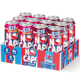 NO CAP! Family-friendly scene highlighting a zero sugar option for all ages.