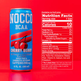 Bottle cap featuring NOCCO branding and BCAA information for quick awareness