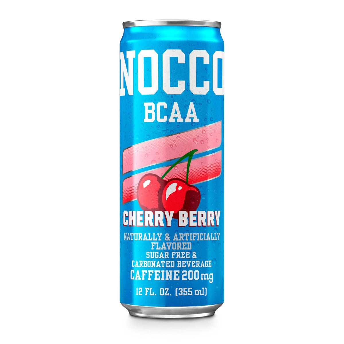 12-pack NOCCO BCAA Cherry Berry front package, convenient multi-pack