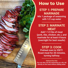 NOH marination bowl shows easy prep for pork, chicken, or ribs.