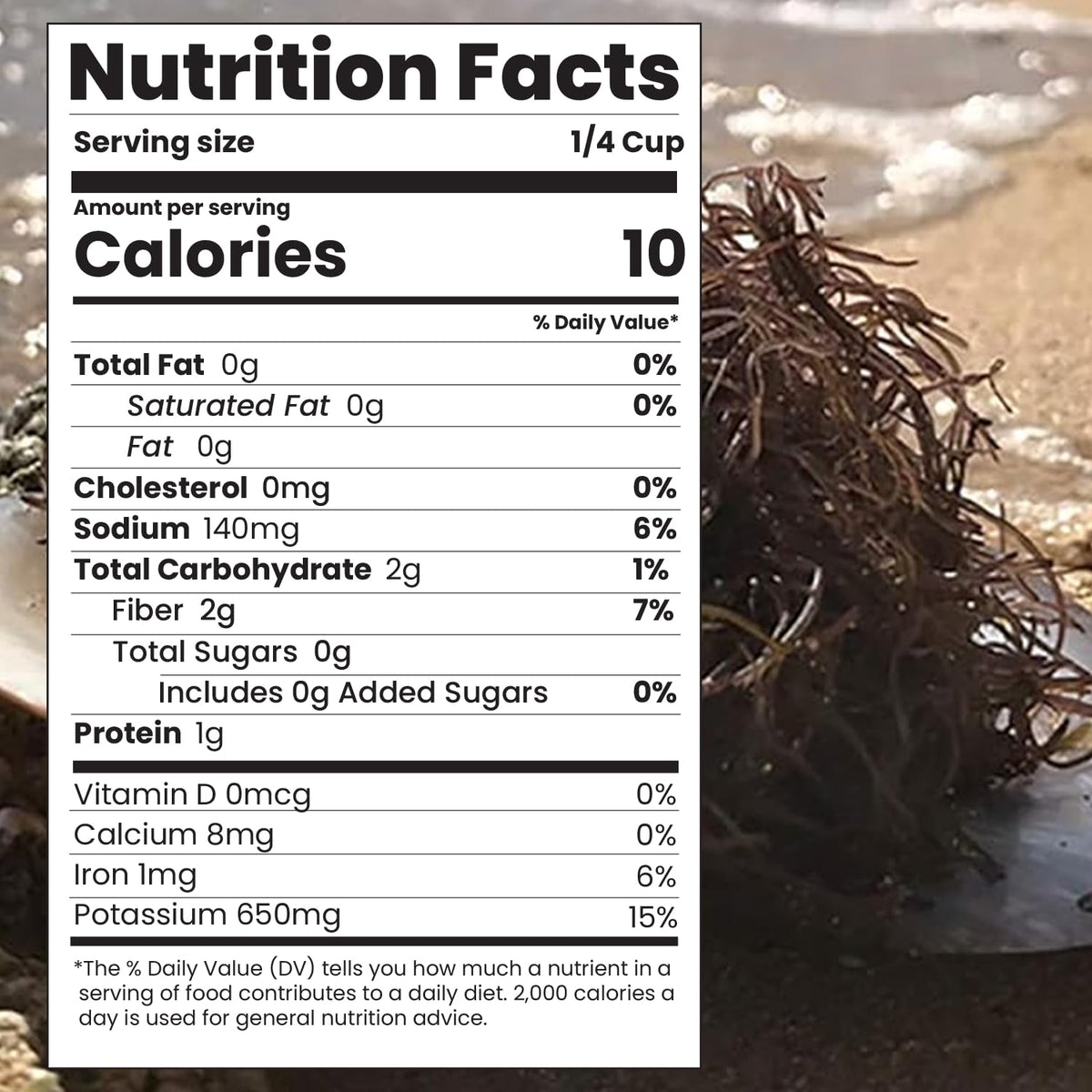NOH Hawaiian Dried Ogo Seaweed rehydrating to tender texture.