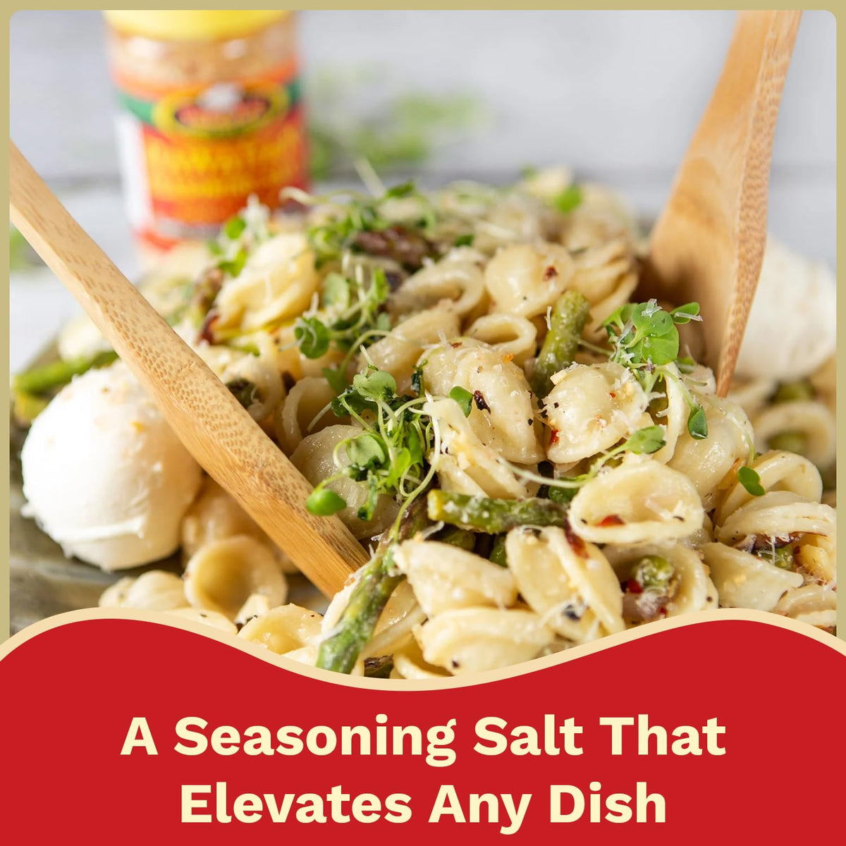 NOH Hawaiian Seasoning Salt label front emphasizing MSG-free blend for clean flavor
