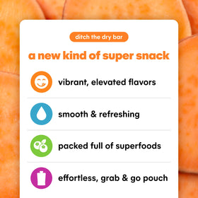 NOKA fruit-veggie blend pouch front shows natural colors and flavors.