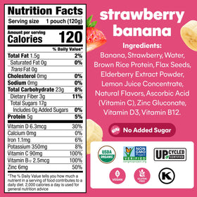 NOKA plant-protein smoothie label close-up highlighting immune nutrients