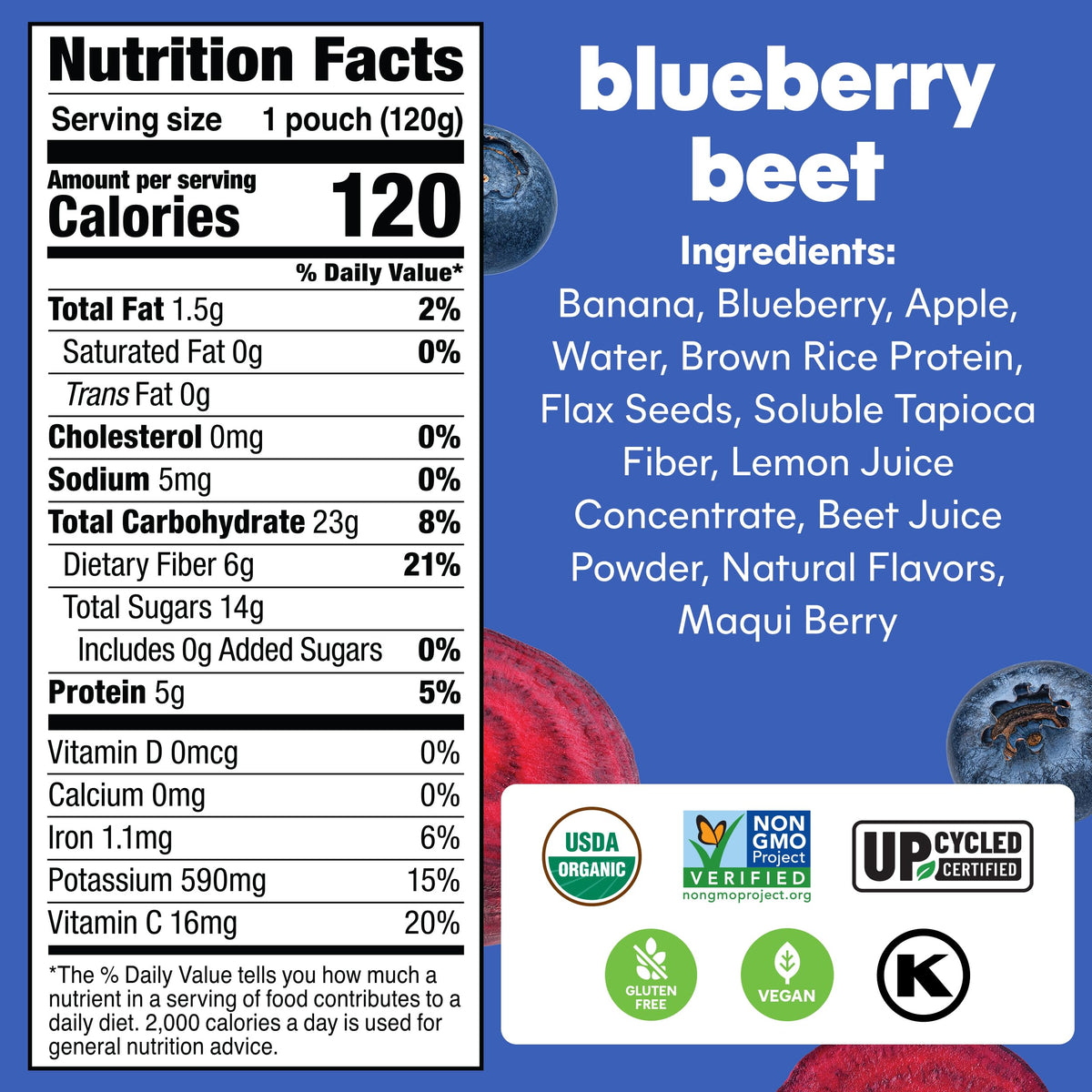 NOKA six-pack box of vegan smoothie pouches for busy days