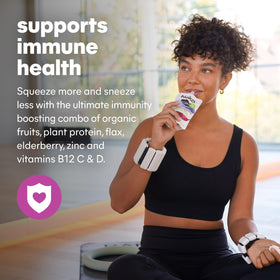 NOKA Superberry pouch ingredients blend highlights berries and bananas.
