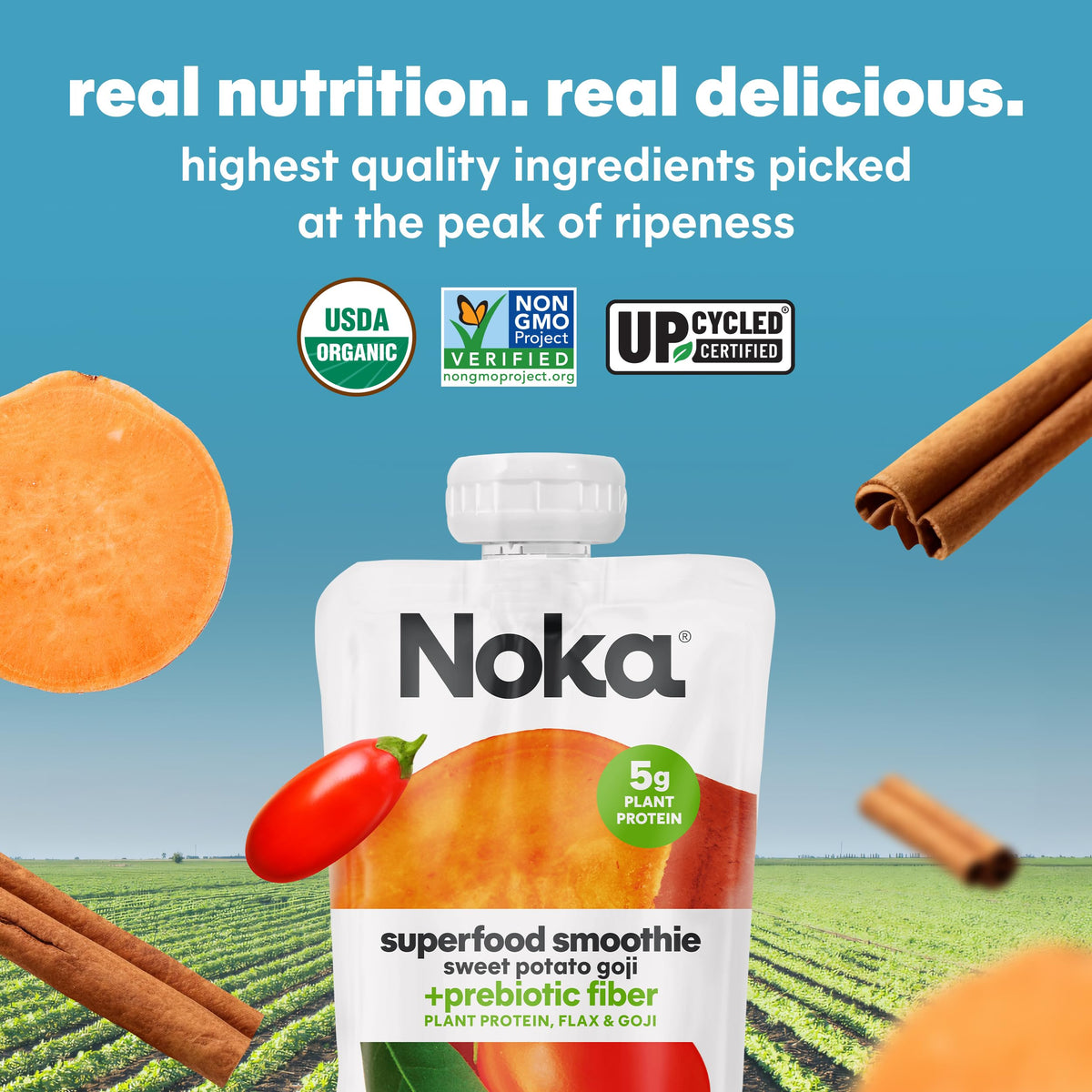 NOKA travel-snack pouch ideal for hiking and road trips.