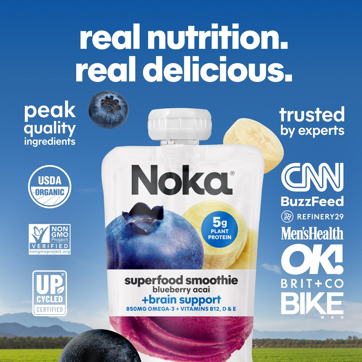 NOKA vitamin-rich blend with B12 and C for daily support.