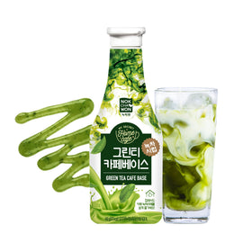Nokchawon Korean Matcha Syrup bottle delivering authentic flavor in beverages and lattes.