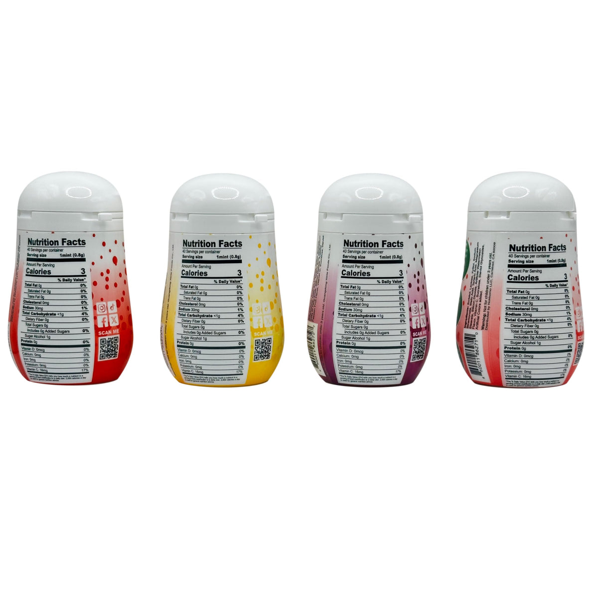 Nokkomo on-the-go use with pocket bottles for fast flavor boost