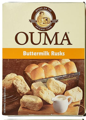 Nola Ouma Buttermilk Rusks 500g pack front view for dipping with tea or coffee
