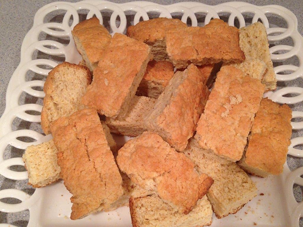 Nola Ouma Rusks on kitchen board ready to dip