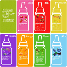 Nomeca dye-free liquid coloring for vibrant baking without artificial dyes