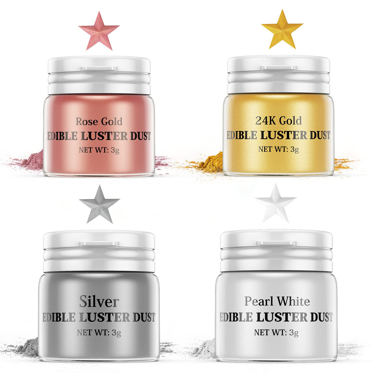 Nomeca Luster Dust set enables professional-looking sparkle for desserts