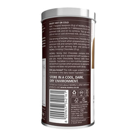 NOMU Skinny hot chocolate keto-serve showing versatile low-carb enjoyment.