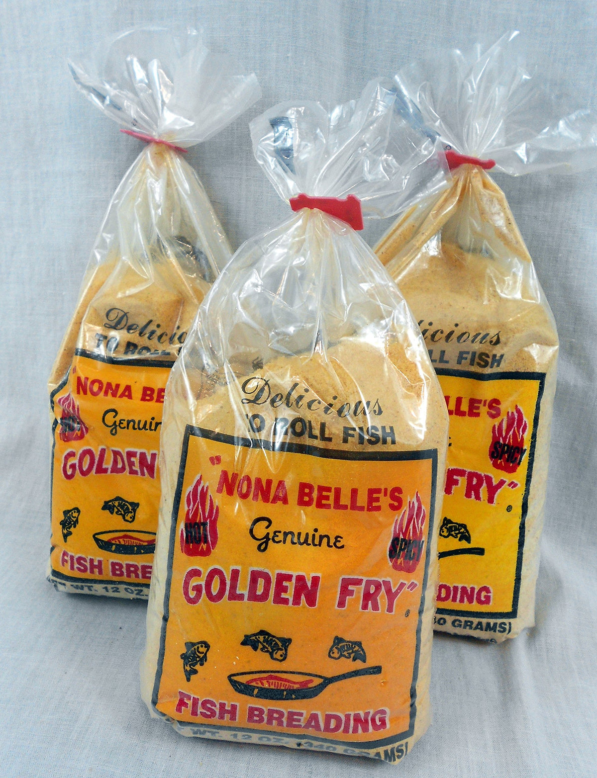 Nona Belle Hot Fish Breading In Bowl showcases seasoning distribution and ready-to-fry setup.