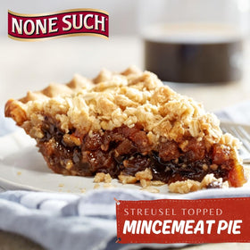 None Such mincemeat on kitchen counter ready to bake