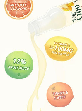 Nongfu Spring C100 Blood Orange bottle ready for on-the-go hydration