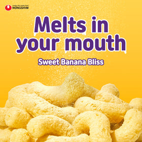 Nongshim Banana Kick in milk bowl demonstrates cereal-style serving.