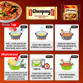 Nongshim Champong Ramyun night-meal-idea for quick flavorful bites
