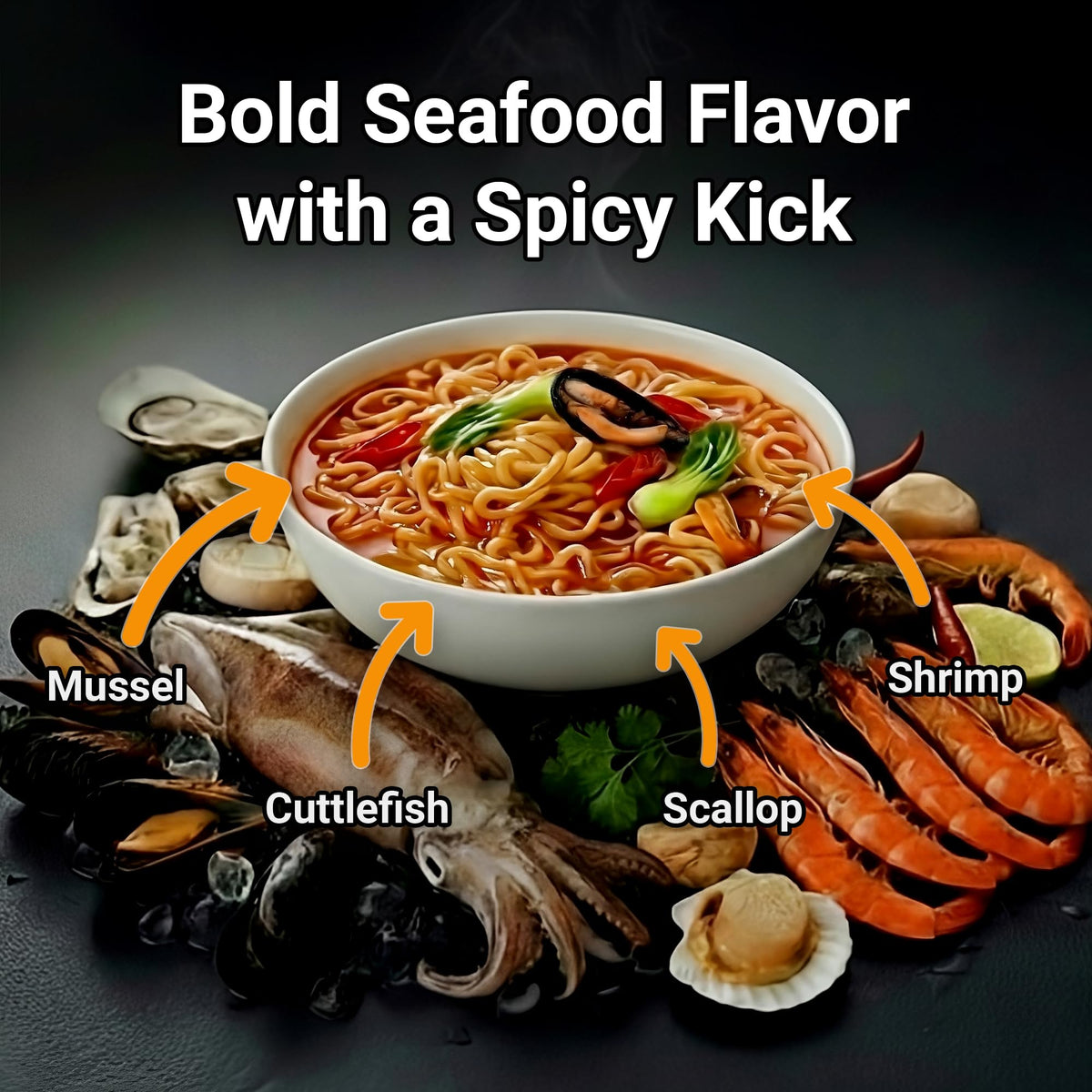 Nongshim Champong Ramyun steaming-bowl, inviting warm, ready-to-eat comfort