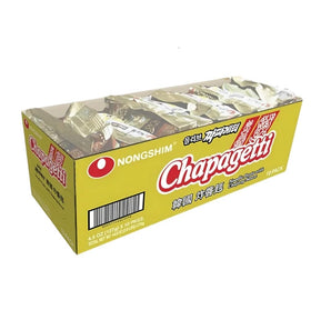 Nongshim Chapagetti package showing the 10-pack for easy meals