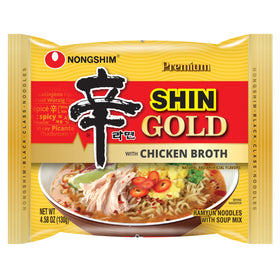 Nongshim Shin Gold ramen pack of 16 for quick, convenient meals