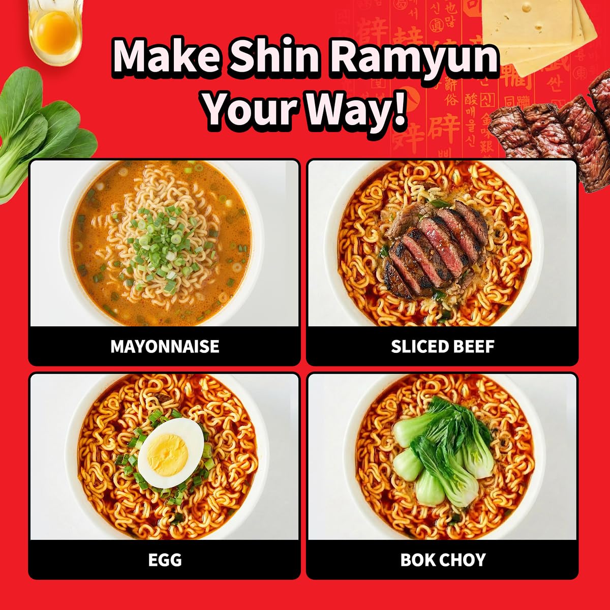 Serving Shin Ramyun Bowl ready for on-the-go meals.