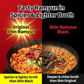 Shin Ramyun Bowl toppings add texture and depth.