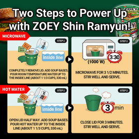 Nongshim Shin Ramyun Burger Hero noodles hold sauce for perfect bite