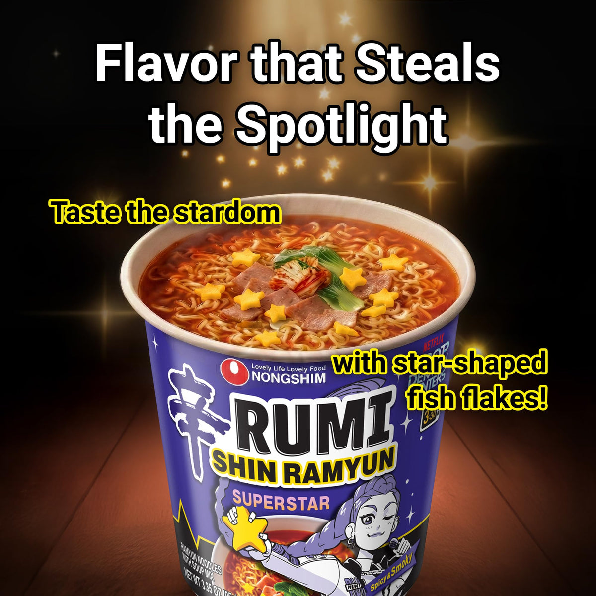 Six-serving Nongshim Shin Ramyun Superstar family-pack for busy weeks.