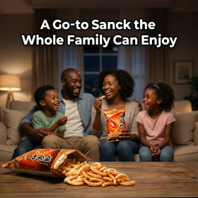 Nongshim Shrimp Crackers bite-size pieces ideal for on-the-go.
