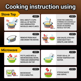 Nongshim Yaki Udon with veggies or egg add-ins enhances custom meals.