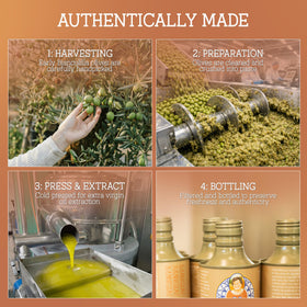 Nonna's Olive Oil bottle with bread for dipping and savoring