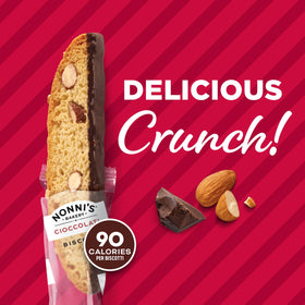 Serving scene with biscotti and coffee on a table