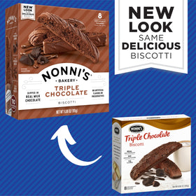Nonni's Biscotti Turtle Pecan 8-pack for sharing and entertaining