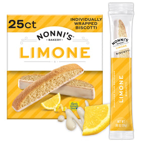 Nonni's Limone biscotti lemon-crunch ready for tea time