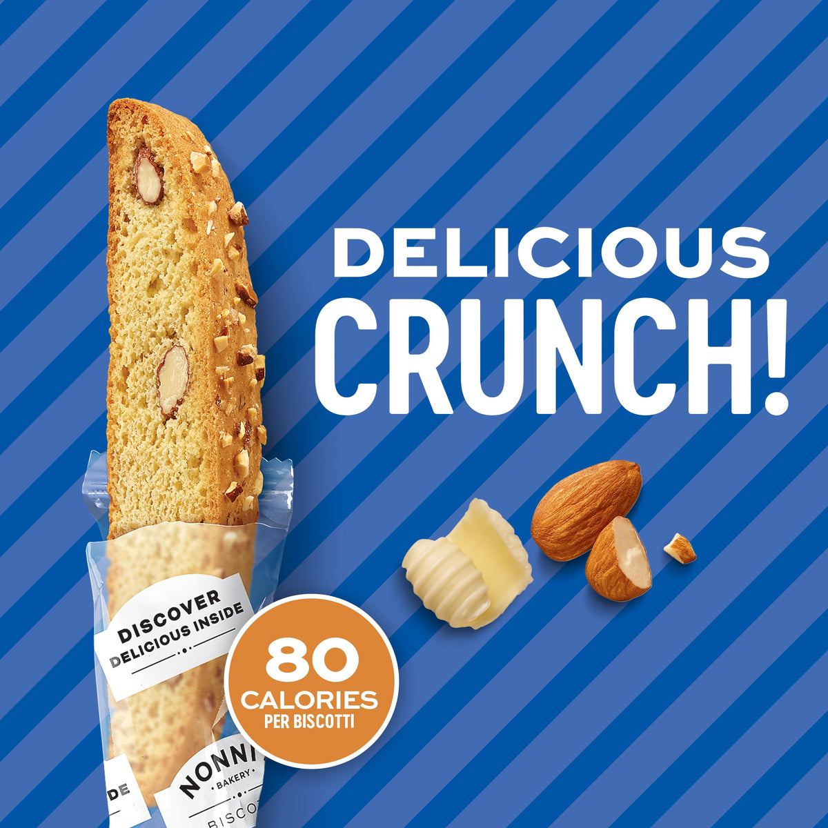 Gift-ready biscotti box suggesting party or office sharing.