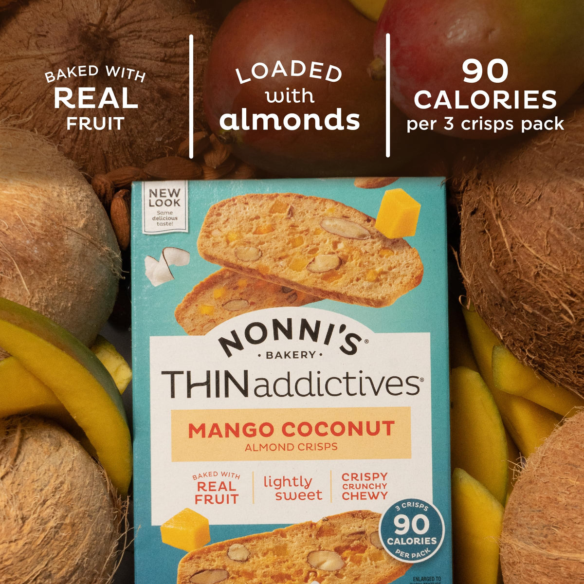 Nonni's THINaddictives almond thin three-box set, convenient for gifting and stocking up.