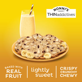 Nonni's THINaddictives on-the-go pack ready for coffee breaks