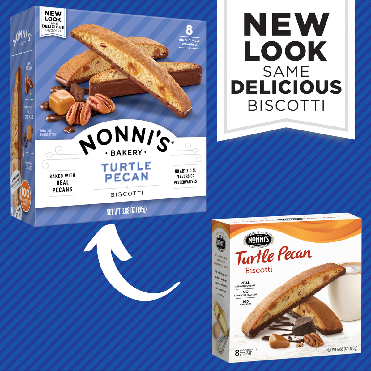 Nonni's three-box set packaging ideal for entertaining