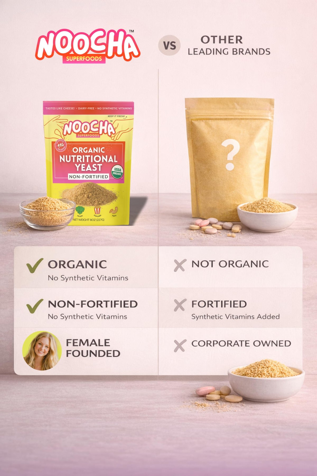 Noocha flakes topping al dente pasta for a nutty finish.