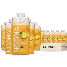 NOOMA Hydrating Sports Drink lemonade bottle for refreshing hydration during workouts.