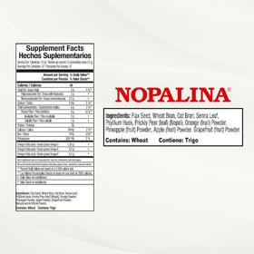 Nopalina Fiber Formula ready to mix into morning routine.
