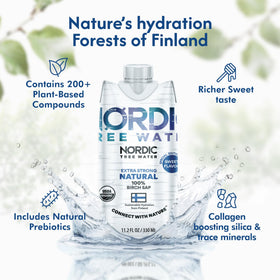 Nordic Tree Water crisp birch sap taste highlights naturally refreshing finish